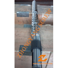 PP PE Flat Film Extrusion Single Screw Barrel